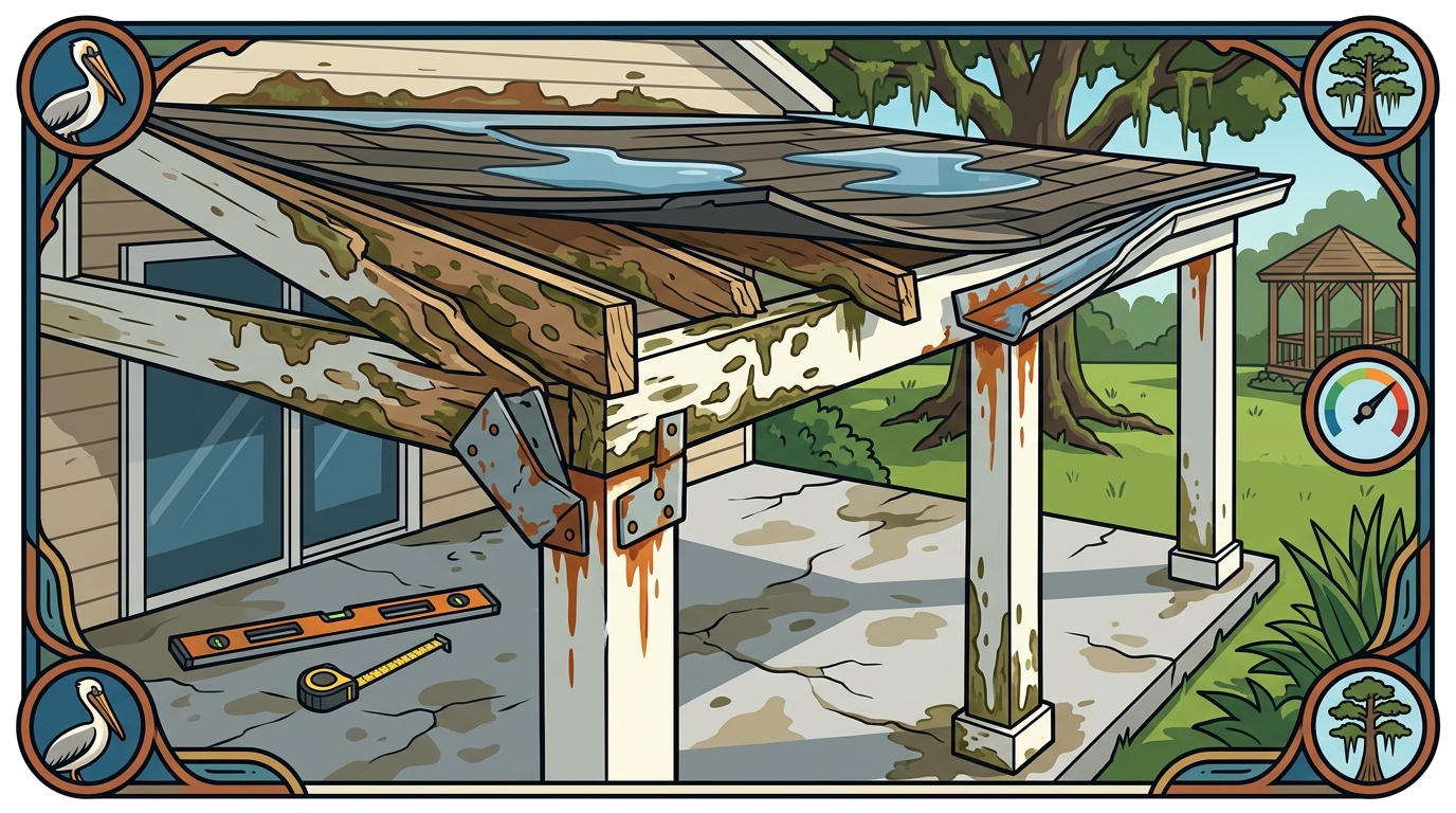 Common Patio Cover Mistakes in Louisiana's Humid Climate