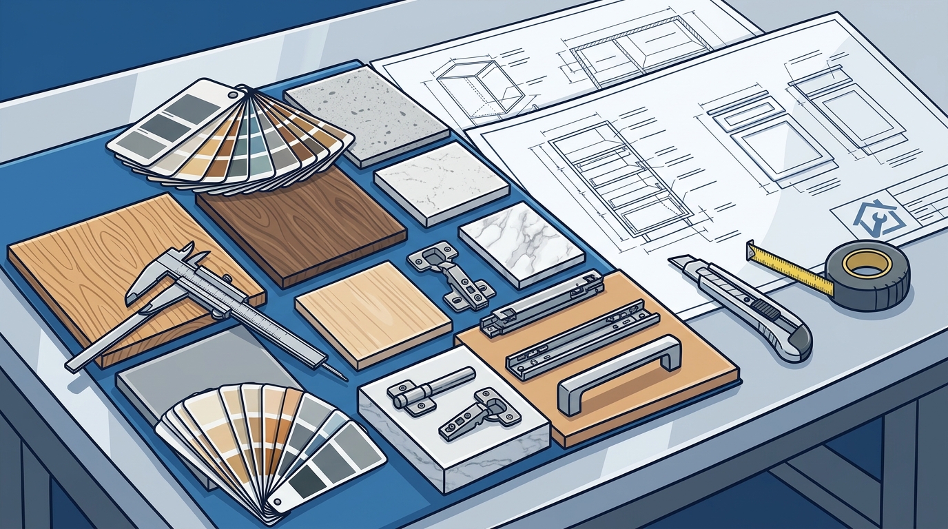 Selecting Materials for Custom Cabinets: A Step-by-Step Guide