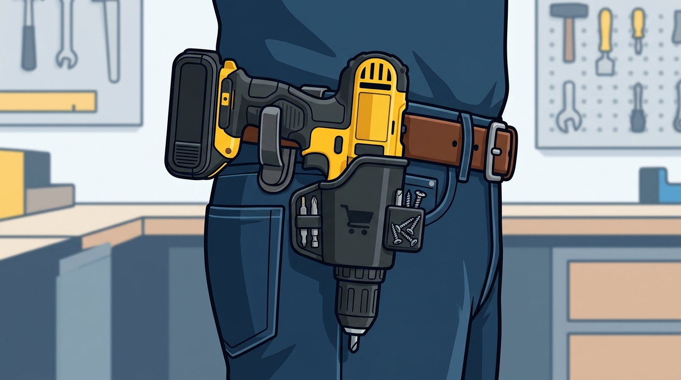 How to Install and Use Your Drill Caddy for Hands-Free Waist