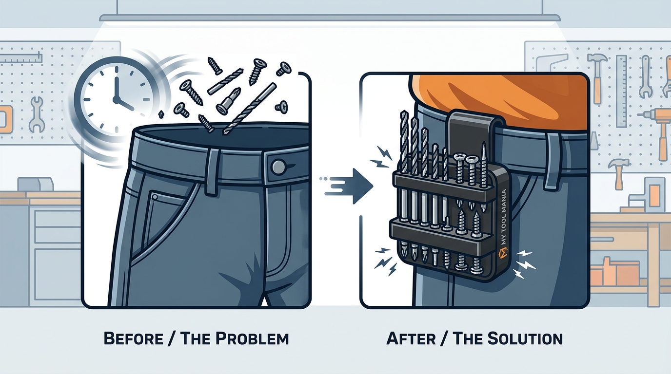 How to Attach Your Bit Caddy to Your Pants Waistband