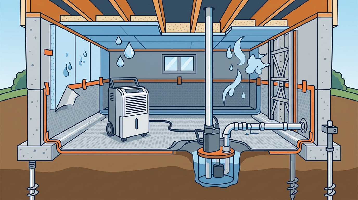 Crawl Space Moisture Control: The Ultimate Guide to Prevention