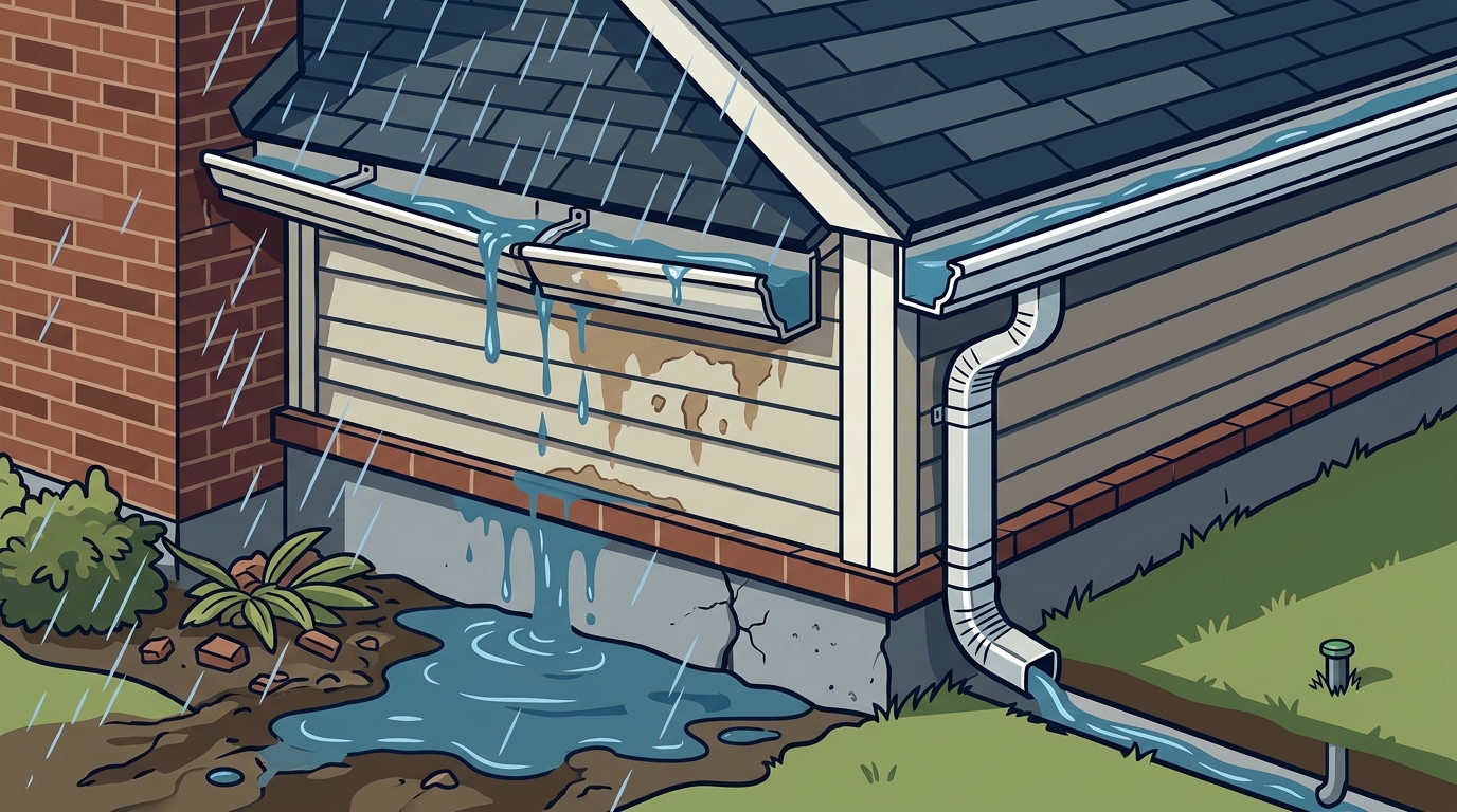 Common Seamless Gutter Replacement Mistakes Homeowners Make