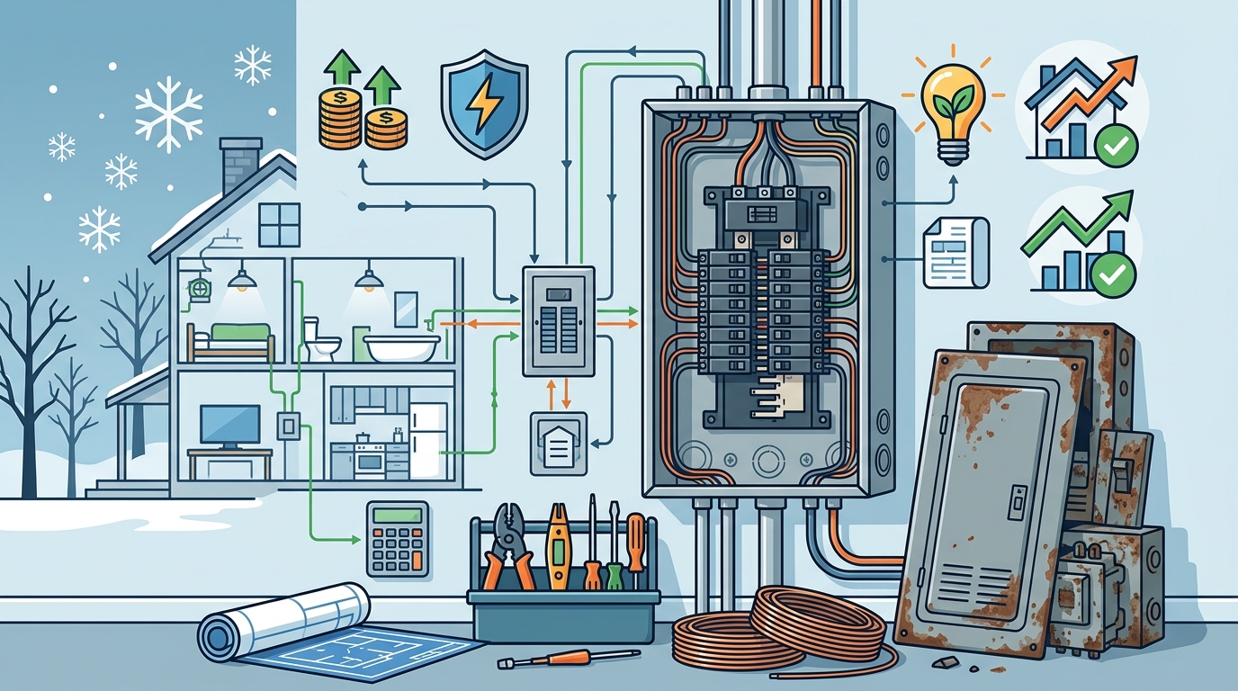 Electrical Panel Replacement Costs and ROI for Upstate NY