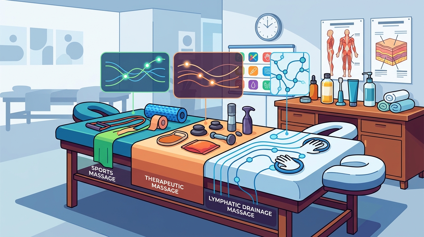 Therapeutic vs. Sports vs. Lymphatic Massage: Which Is Right for