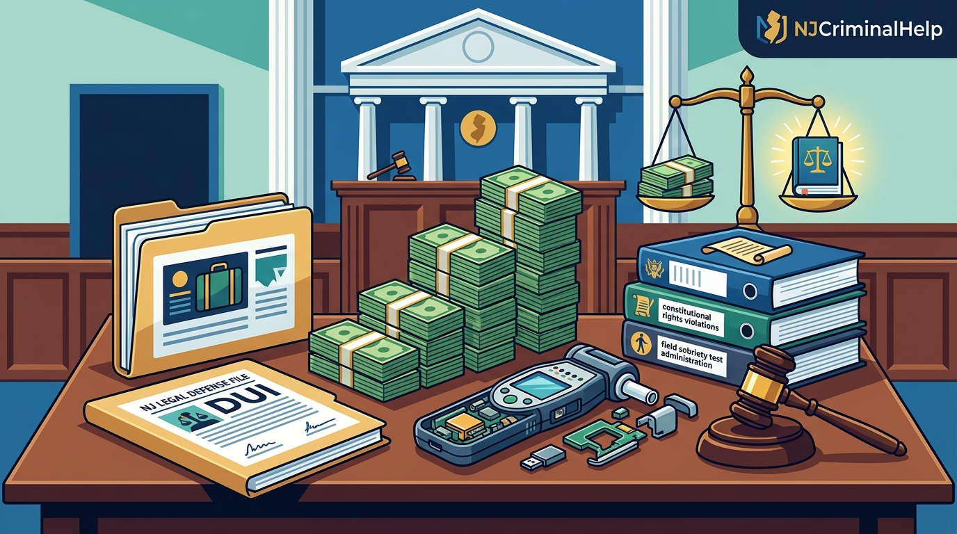 DUI Attorney Fees in New Jersey: Cost Guide & Fee Structures
