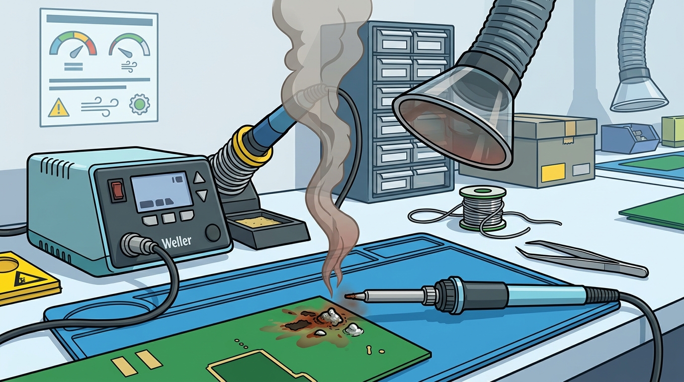 Common Soldering and Fume Extraction Mistakes in Professional