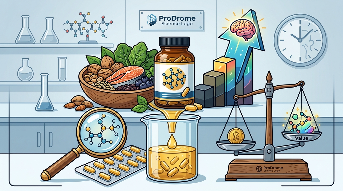 Natural Brain Health Supplement Costs vs. Long-Term Value
