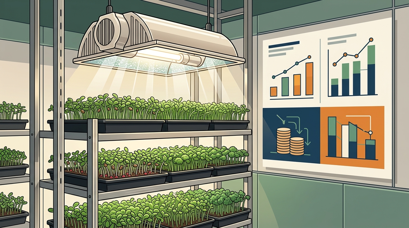 Cost-Effective Grow Light Options for Home Microgreen Growing