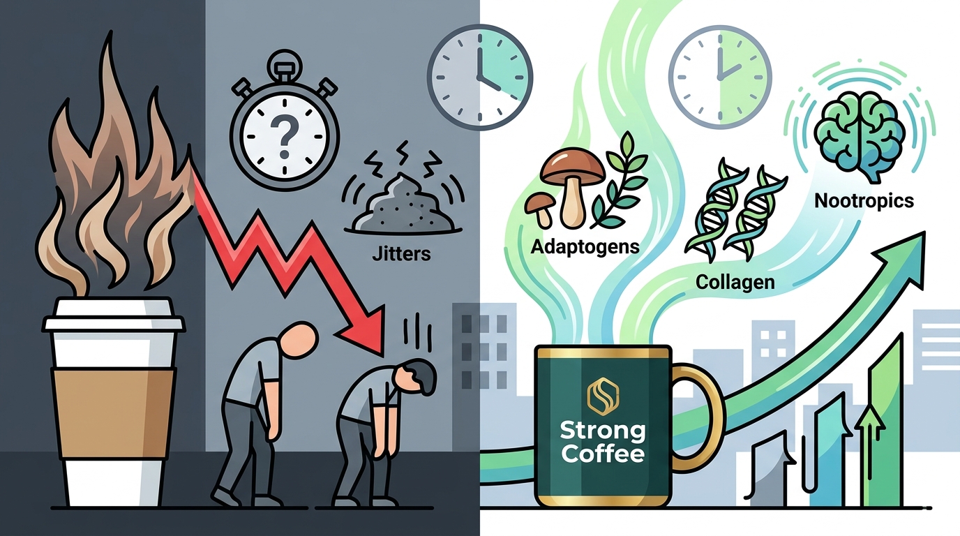 Real-World Functional Coffee: STRONG Coffee Benefits & Science