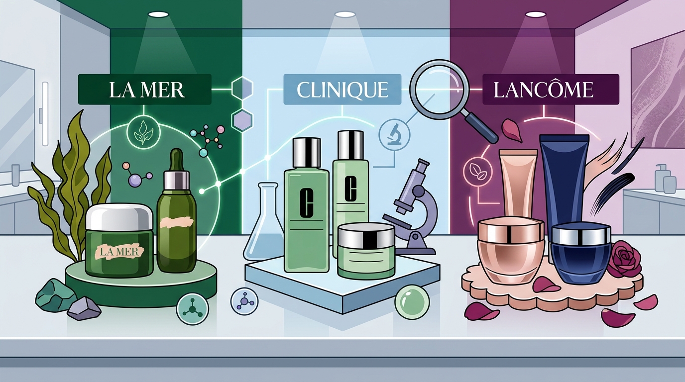 La Mer vs. Clinique vs. Lancôme: Luxury Skincare Comparison