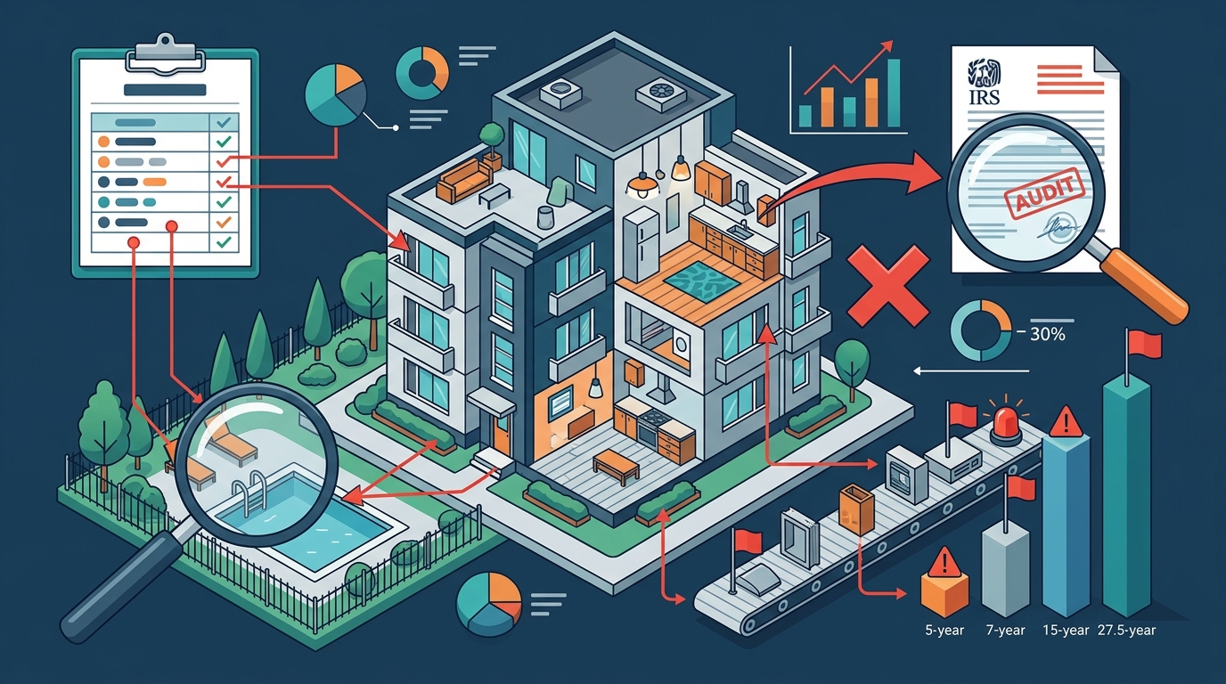 Common Cost Segregation Mistakes That Trigger IRS Scrutiny