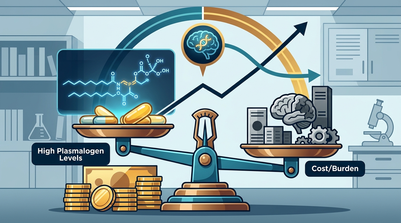 Plasmalogen Supplements for Dementia: Cost-Benefit Analysis