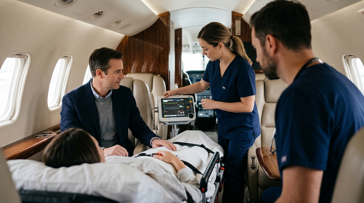 How to Arrange Emergency Medical Evacuation on a Private Jet