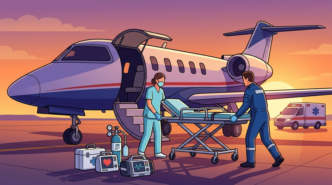 How to Arrange Emergency Medical Evacuation on a Private Jet