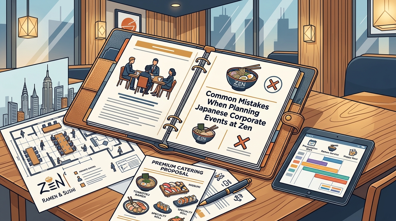 Common Mistakes When Planning Japanese Corporate Events at Zen