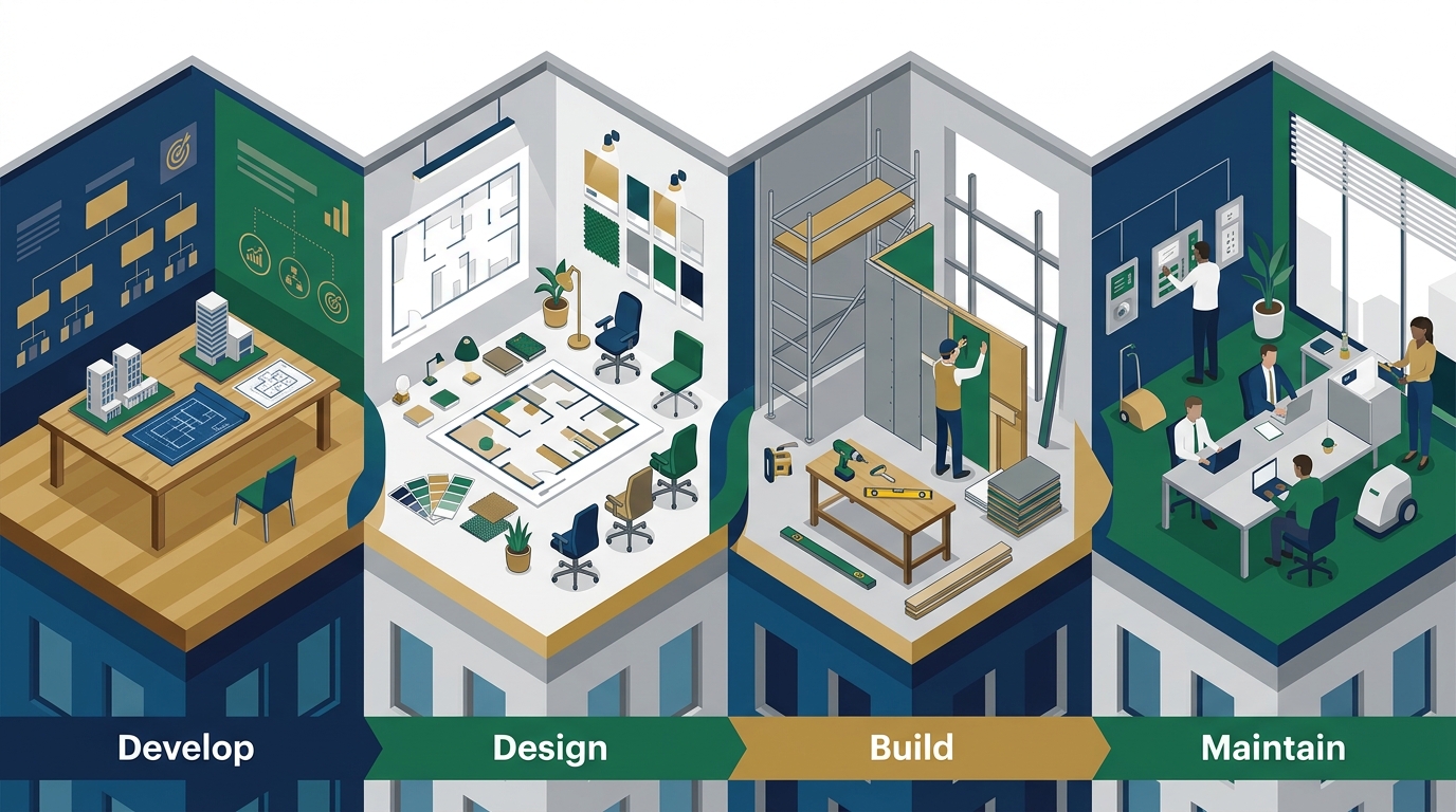 Transforming Workplaces with the Develop, Design, Build &Mainta