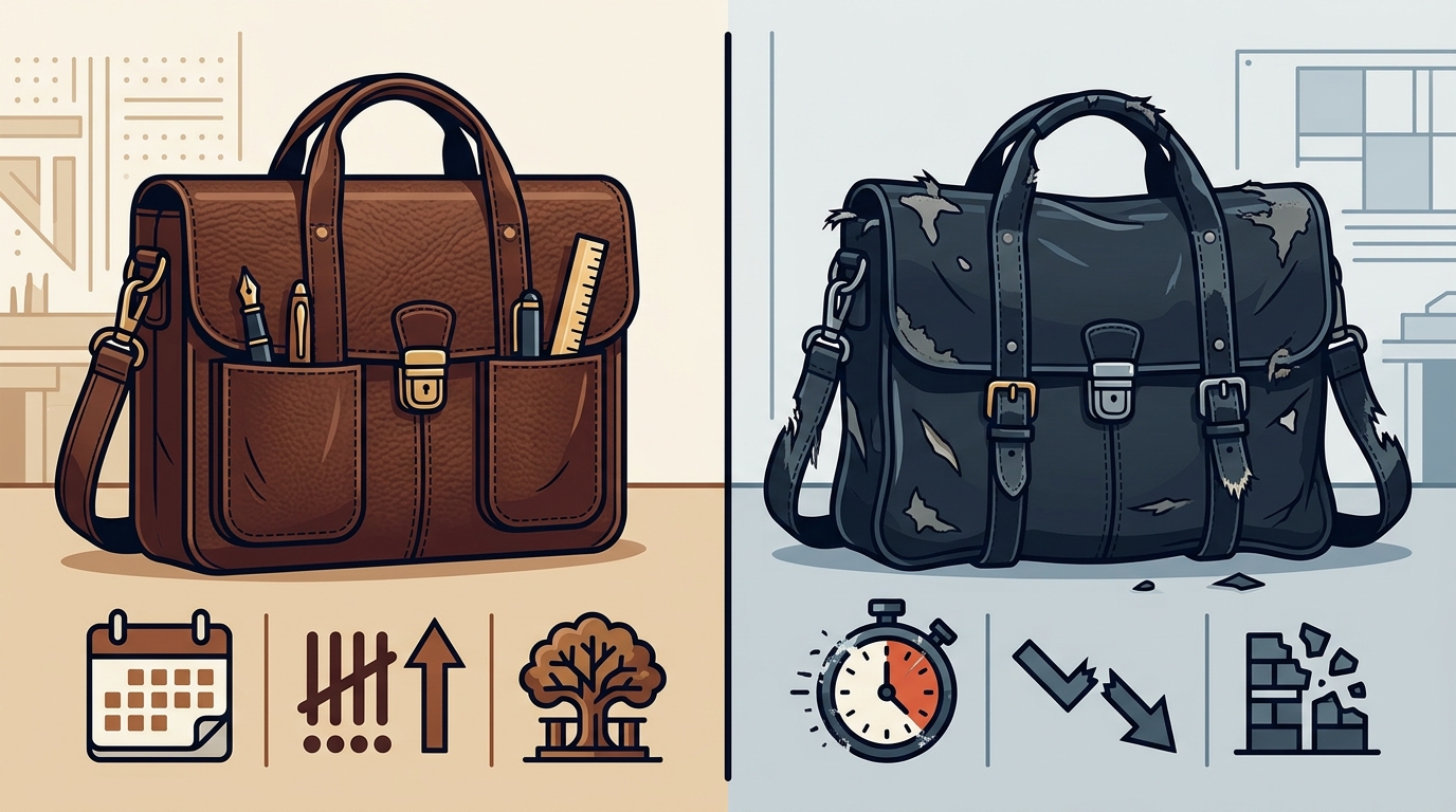 Why Full-Grain Leather Is the Only Choice for Professional Gear