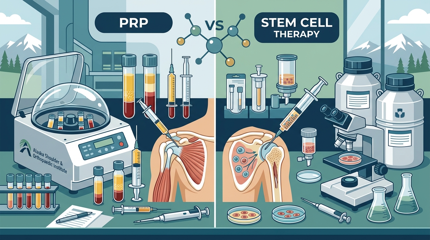 PRP vs Stem Cell Therapy in Anchorage | Alaska Shoulder & Ortho