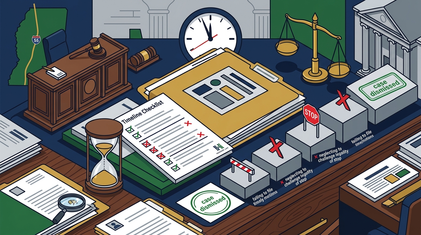 Common Mistakes That Prevent Case Dismissals in Mississippi