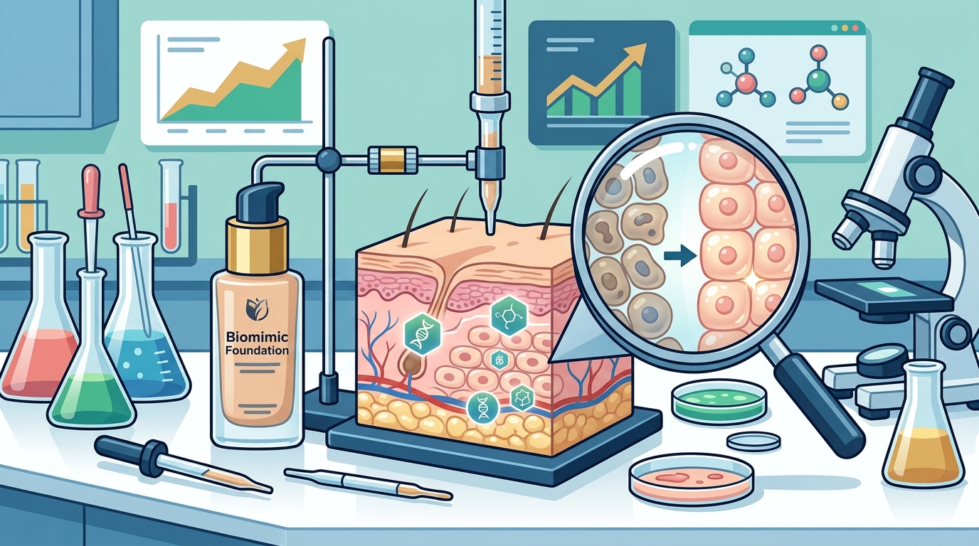 Visible Skin Improvements from Biomimic Foundation