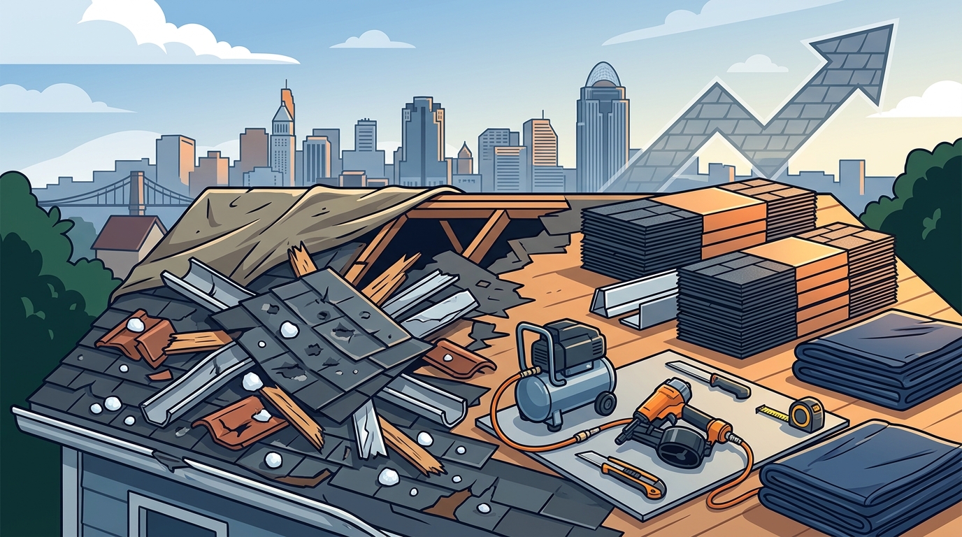 How to Get Your Cincinnati Roof Replaced After Storm Damage: A Step-by-Step Guide