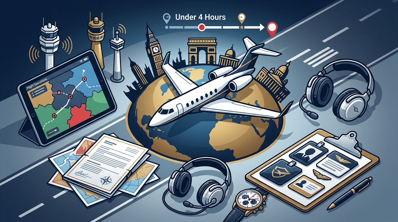 Book Emergency International Private Jet Charter in Under 4 Hrs