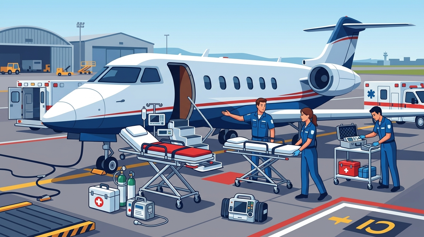Emergency Air Ambulance Charter: Critical Medical Transport