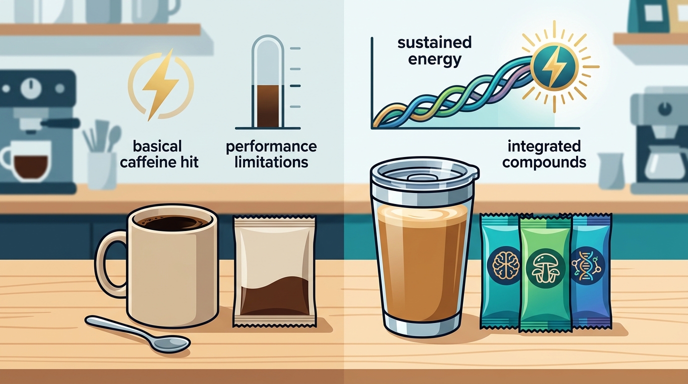 Functional Instant Latte vs Standard Coffee: Measurable Benefits