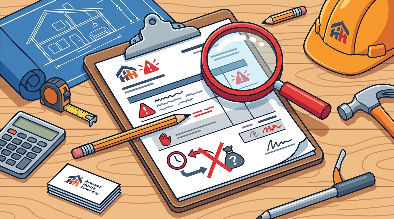 Red Flags in Home Remodeling Quotes: How to Spot Them