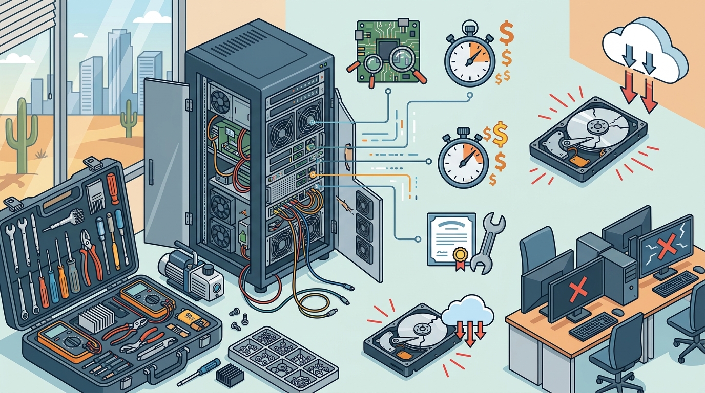 On-Site Computer Repair Costs for Arizona Businesses