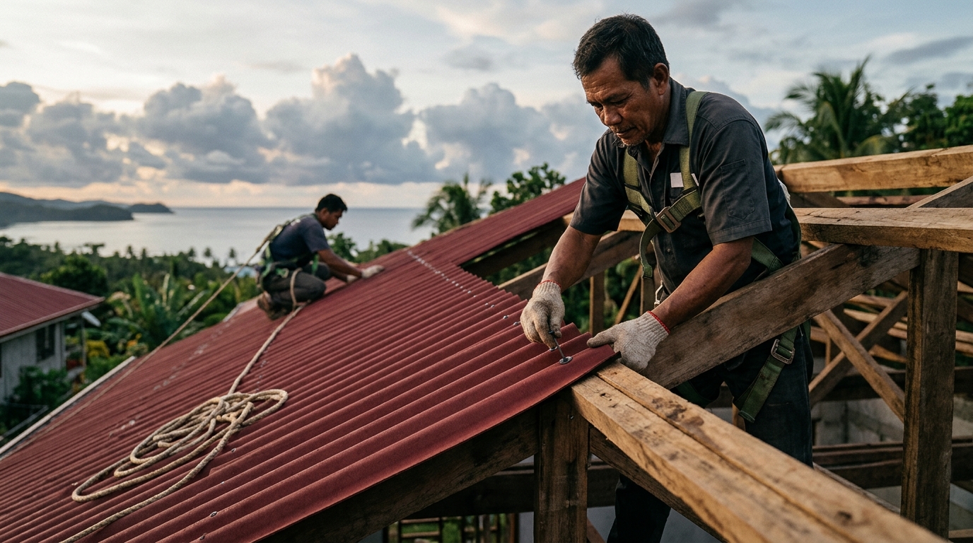 Installing Onduline Roofing for Maximum Wind Resistance in Typho