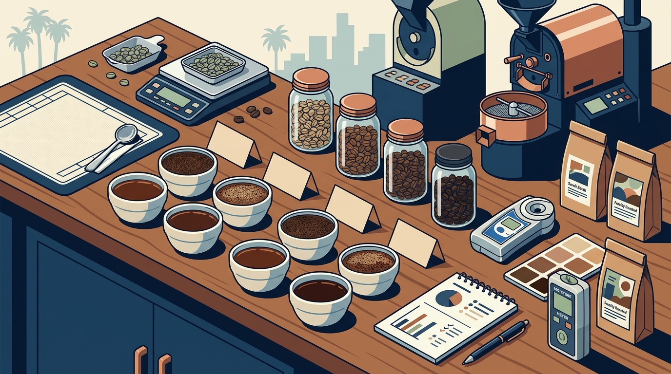 Evaluating LA Independent Coffee Roasters: Quality & Freshness