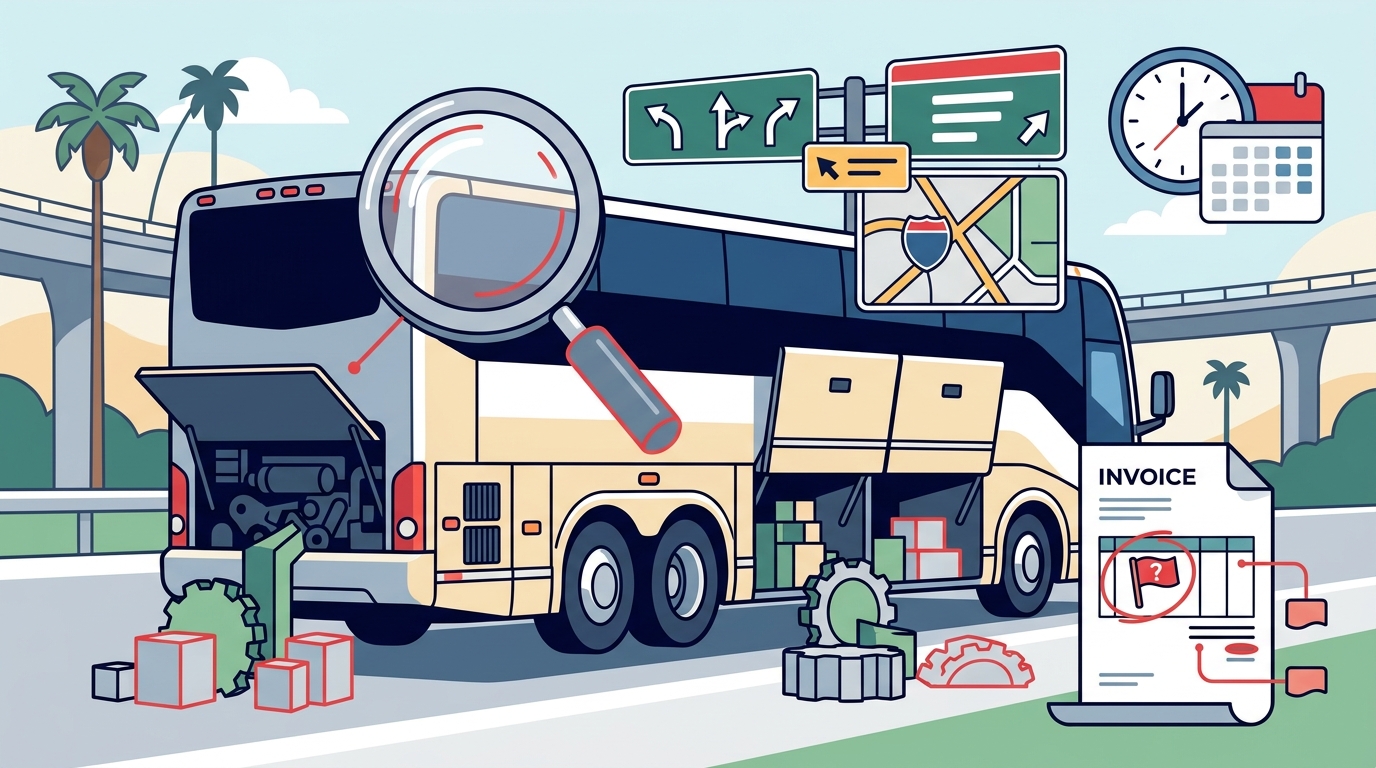 Hidden Costs and Red Flags When Booking Charter Buses in LA