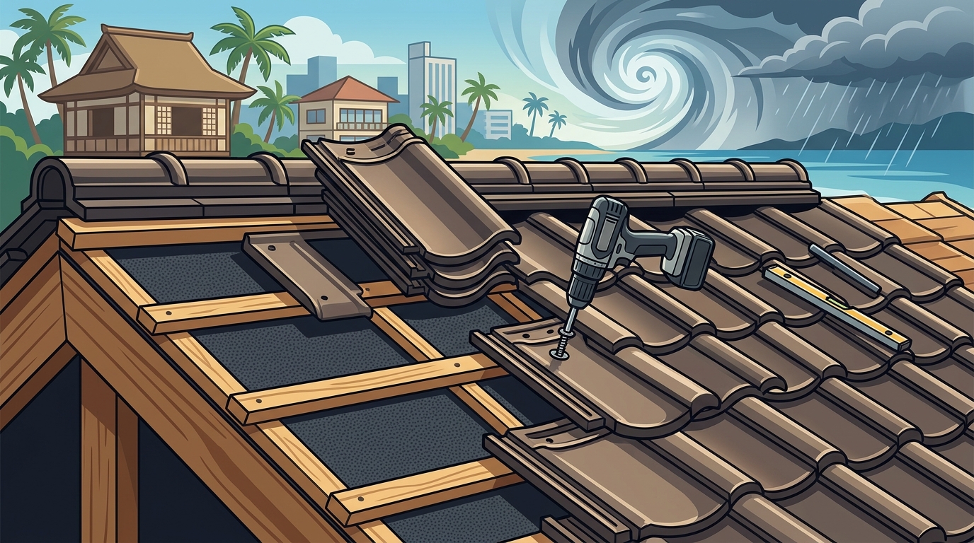 Installing Tsuruya Japanese-Style Tiles on Your Philippine Roof