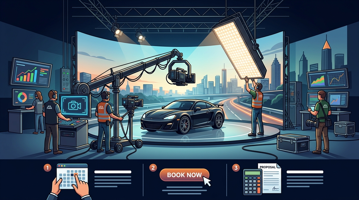 How to Book LED Volume Wall Production at an Atlanta Studio