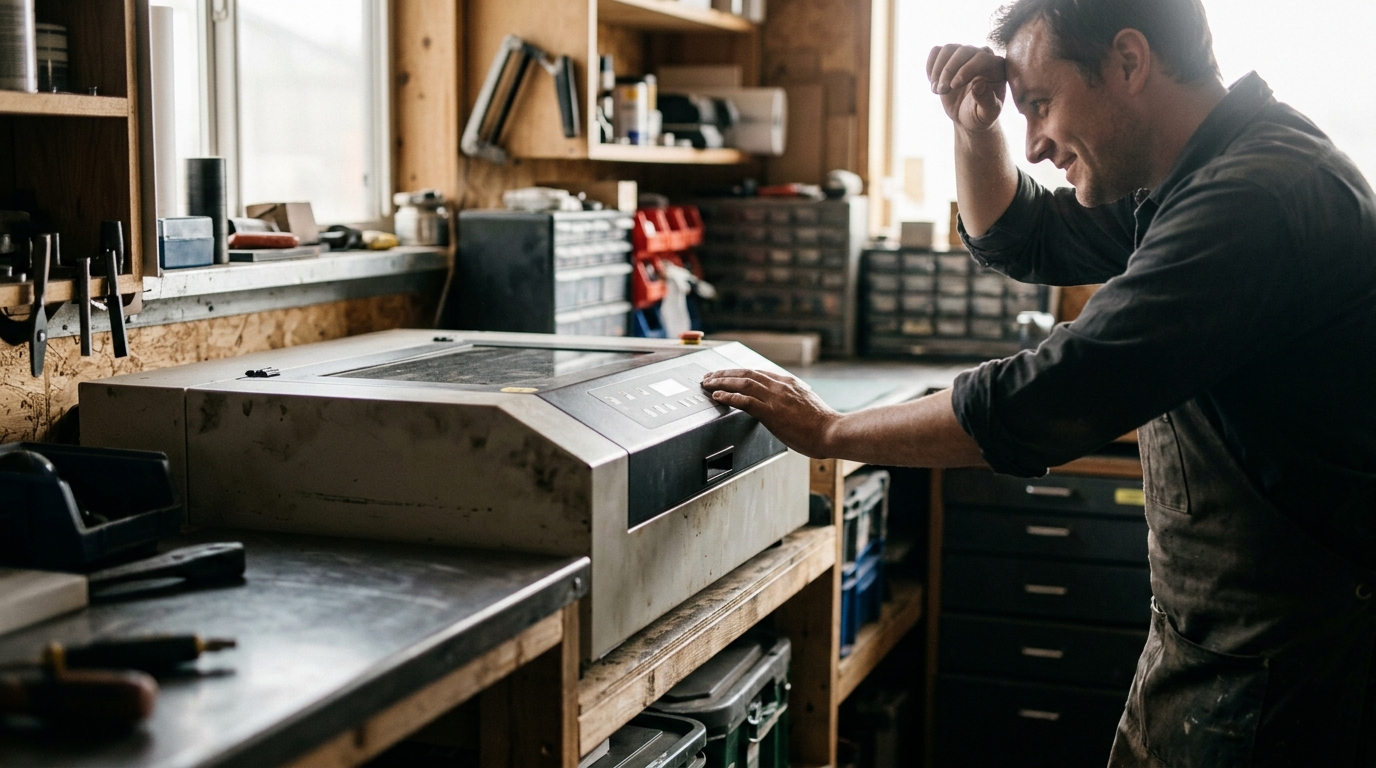 Installing a Compact Laser Cutter in Limited-Space Shops