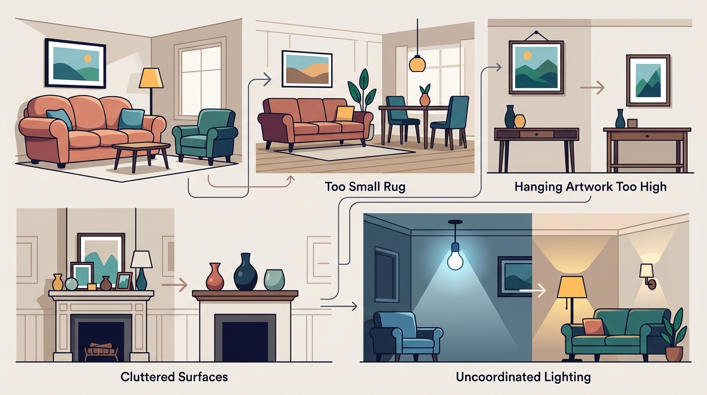 5 Common Beginner Home Decor Mistakes and How to Fix Them