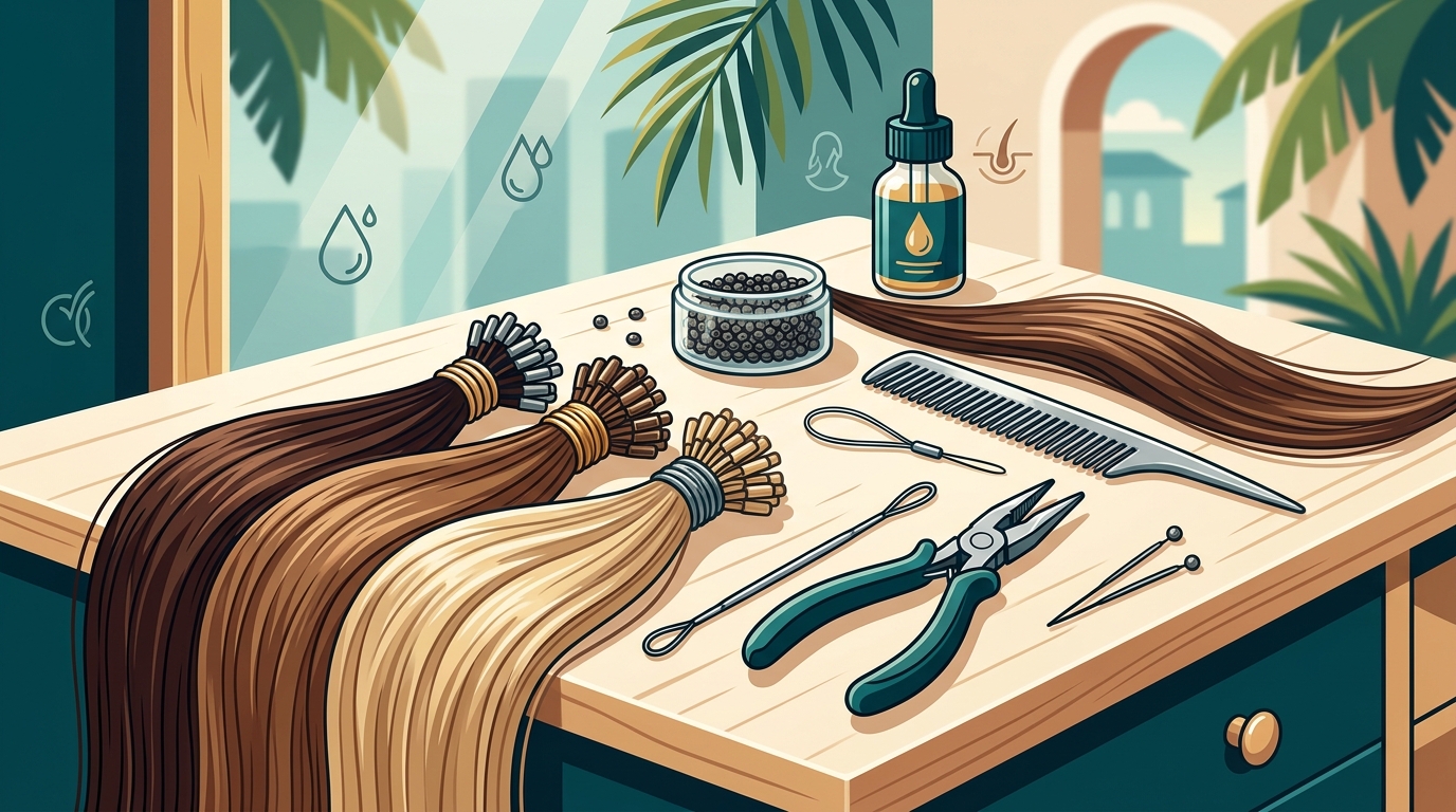 Choosing the Right Microlink Hair Extensions in Miami