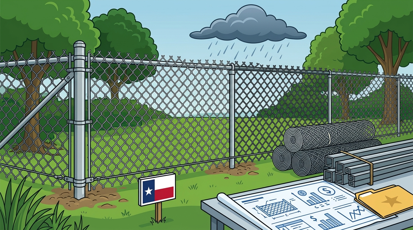 Chain Link Fence Costs & Options in Southeast Texas