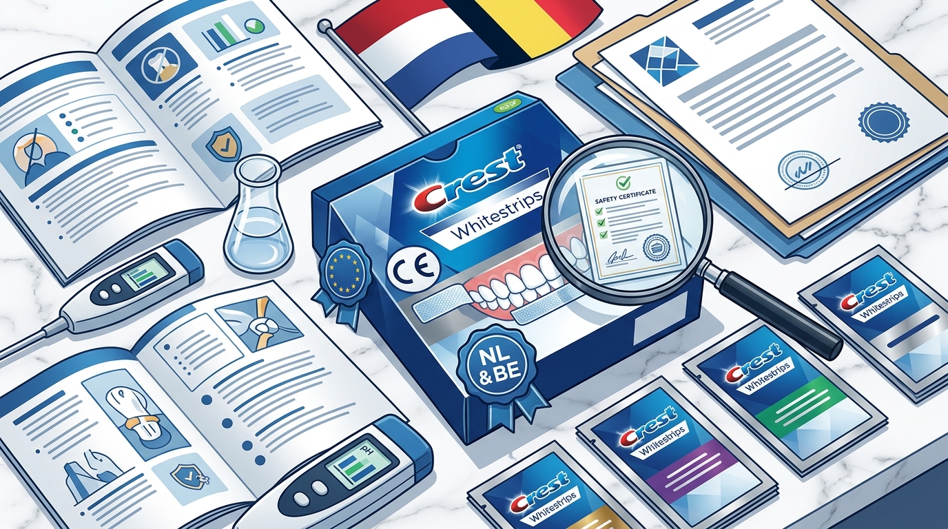 Safety Standards for Teeth Whitening Strips in NL & BE