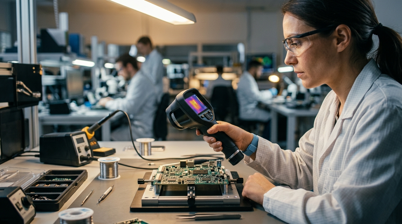 Wärmbildkamera-Fehler in der Elektronikfertigung vermeiden