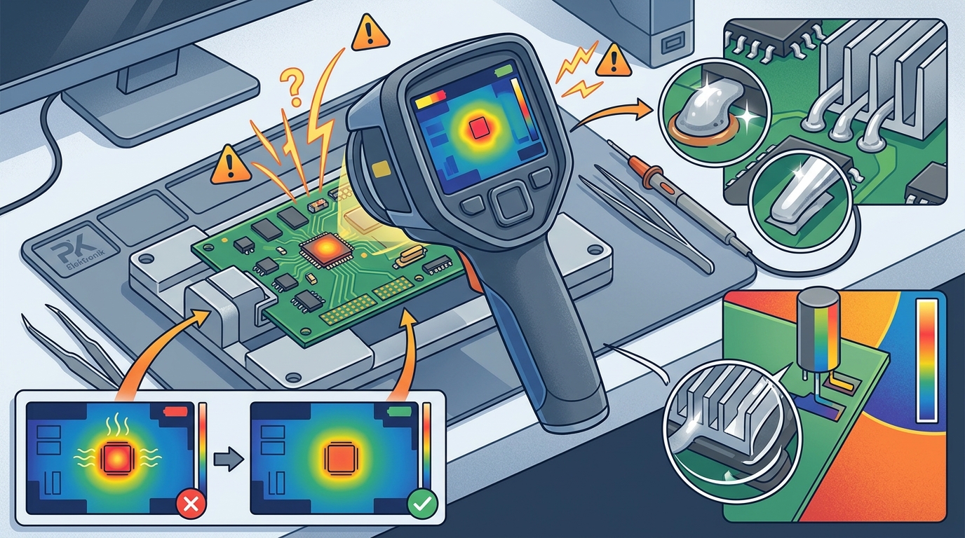 Wärmbildkamera-Fehler in der Elektronikfertigung vermeiden