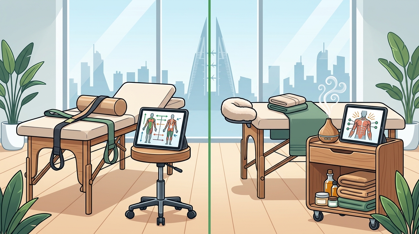 Assisted Stretching vs. Massage Therapy at Limbr Bahrain