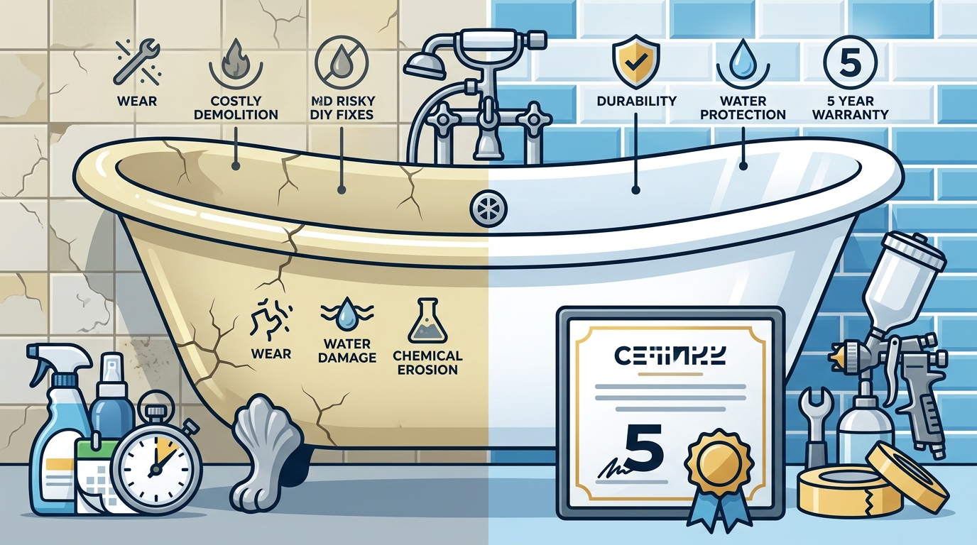 Key Warranty Features That Define Reglazing Service Quality