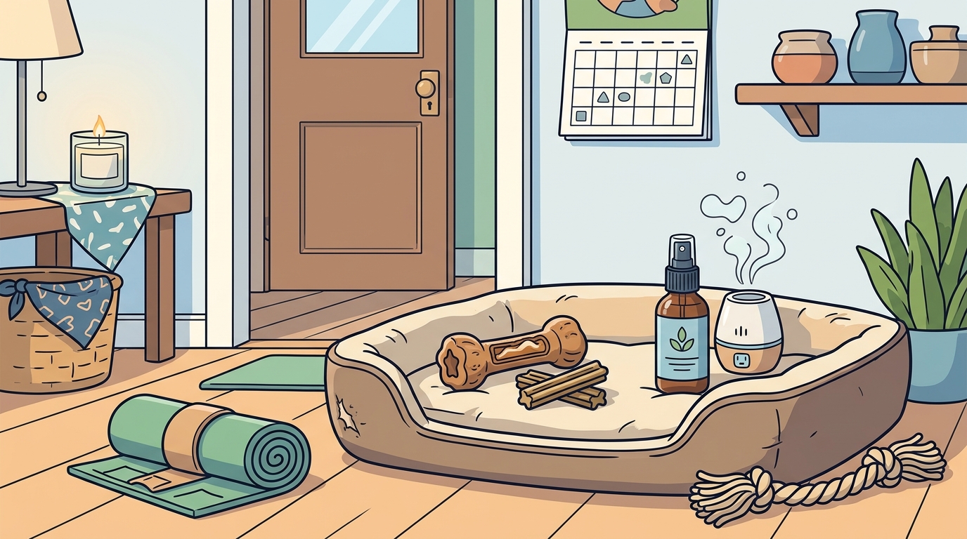 Guide to Calming Chews & Aromatherapy for Dog Separation Anxiety