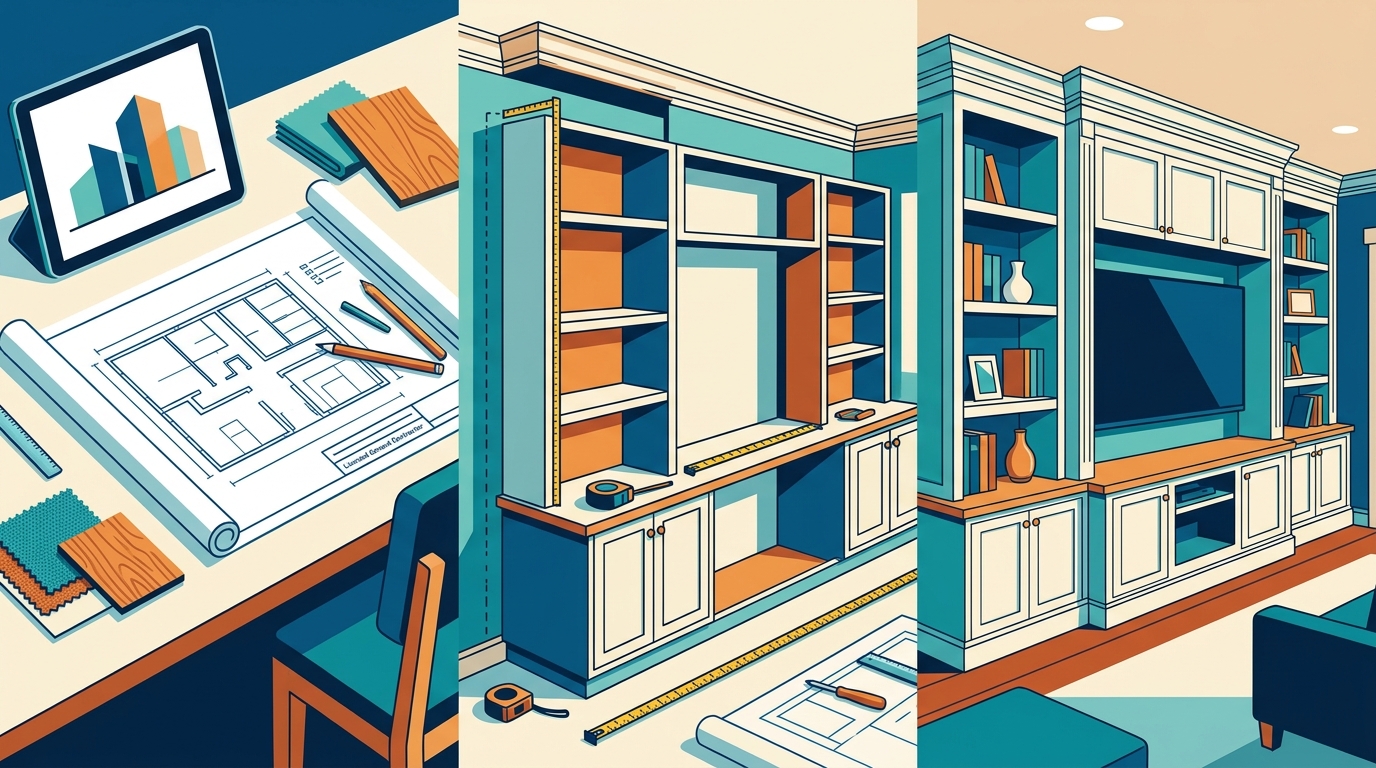 How to Plan and Install Custom Living Room Built-Ins in Tampa