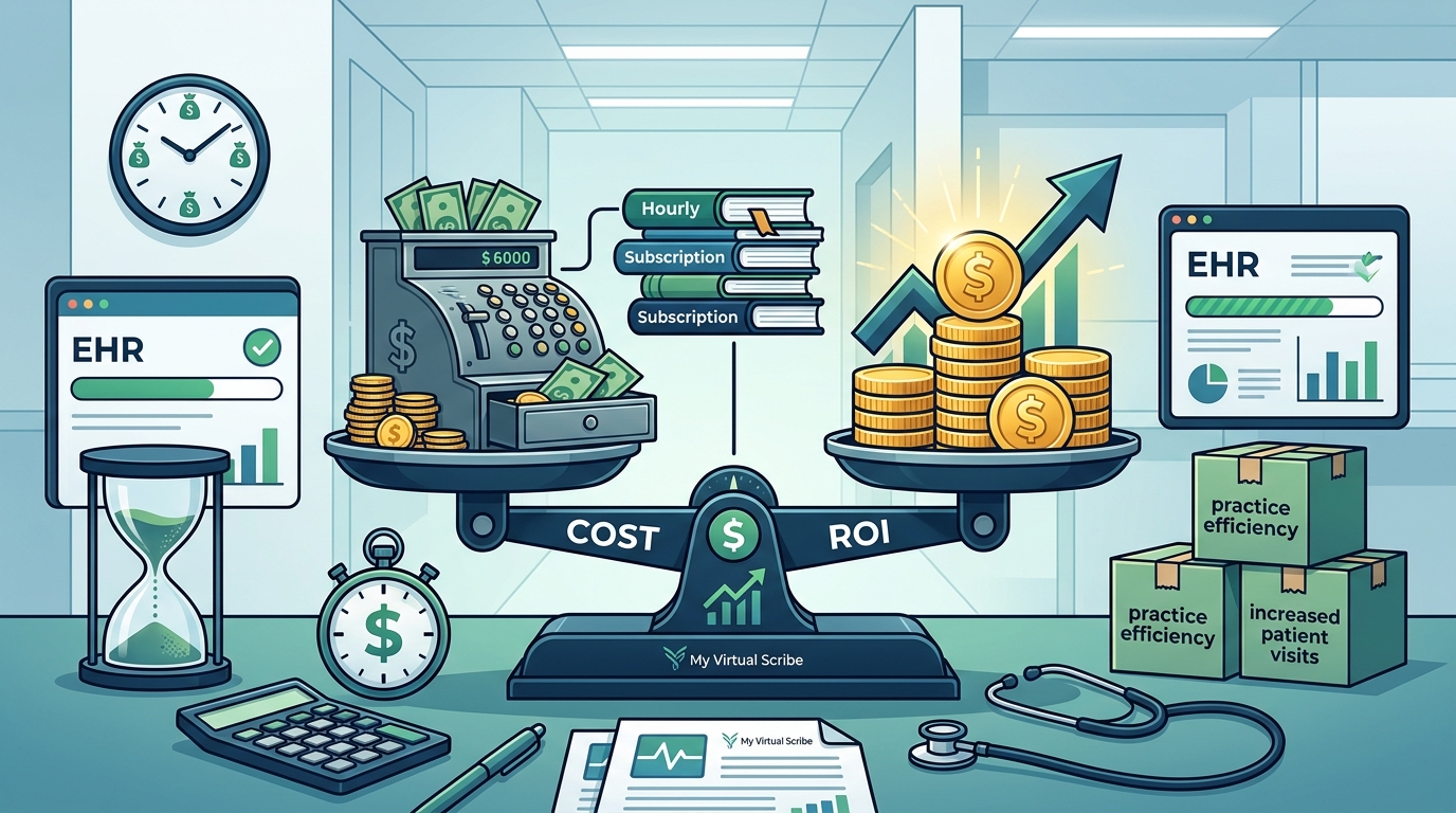 Virtual Medical Scribe Pricing Models and ROI for Healthcare