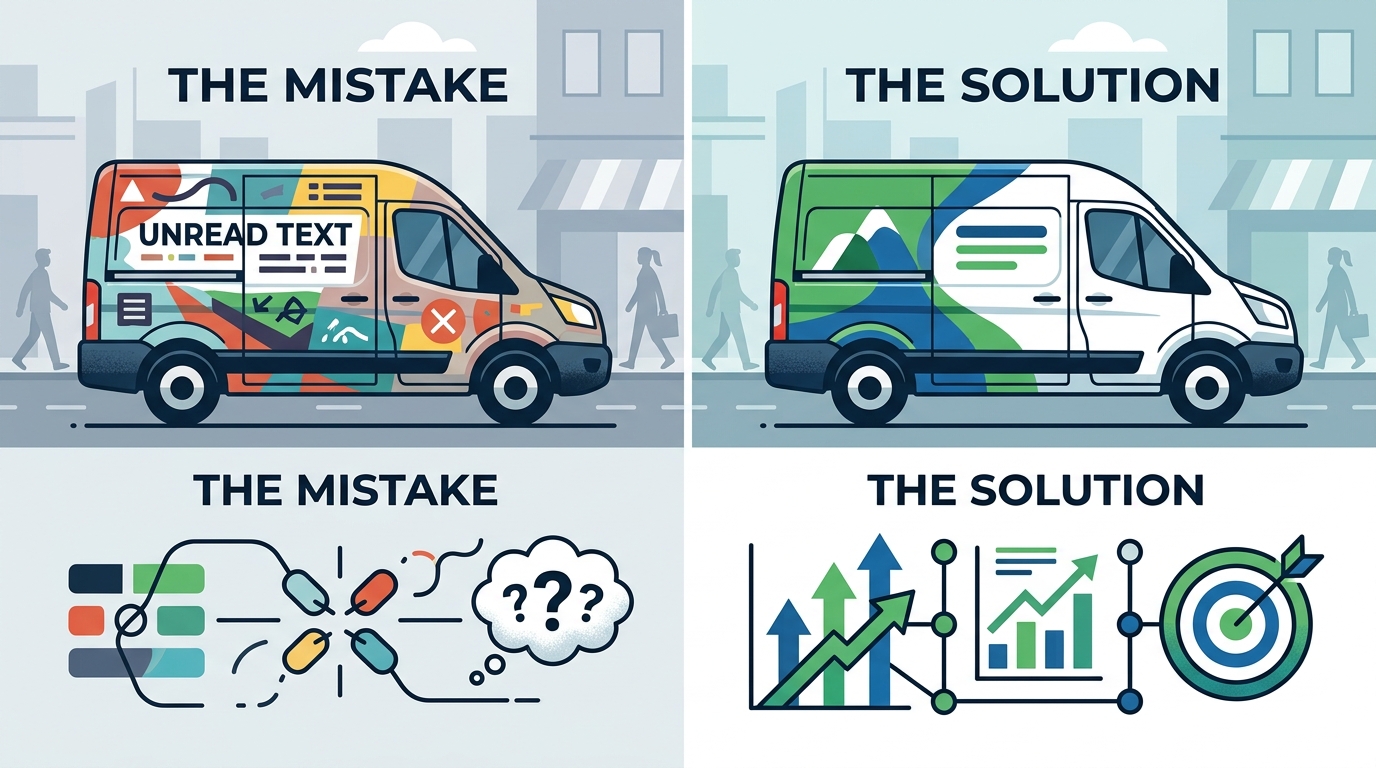 Common Mistakes to Avoid When Getting a Commercial Vehicle Wrap