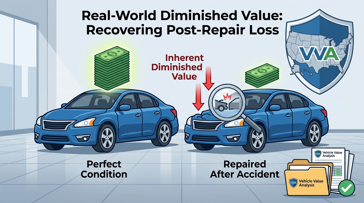 Real-World Diminished Value: Recovering Post-Repair Loss