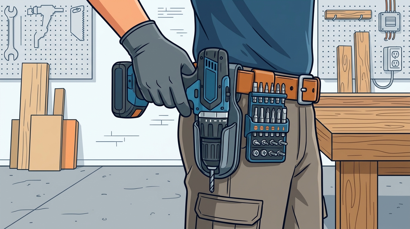 The Best Wearable Drill Caddy for Cordless Drills in 2026